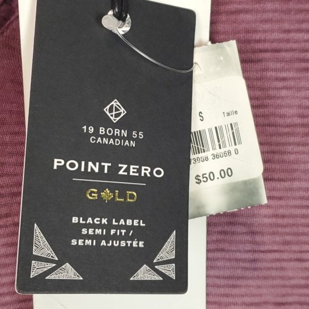POINT ZERO Men's Long Sleeve Top Size S NWT - Picture 7 of 7